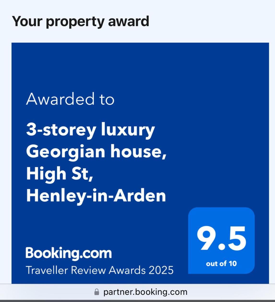 Entire Georgian Luxury Home - 3 Storey- High St Henley-In-Arden -Two Bedrooms-Sleeps 4 Luaran gambar